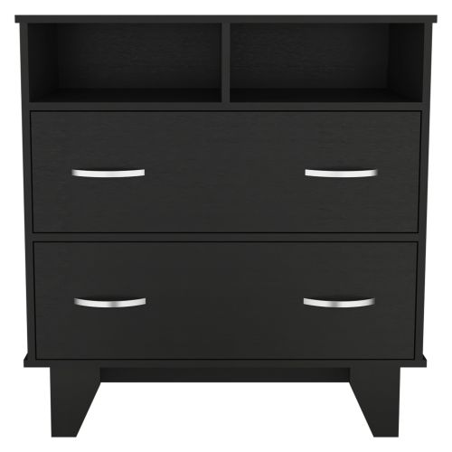 Double Drawer Dresser Arabi, Bedroom, Black