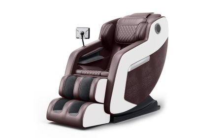 Open Massage Chair,Full Body Zero Gravity Recliner with Bluetooth, Hip Heating, Foot Massage and Air Massage System for Home Office
