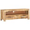 TV Stand 43.3"x11.8"x15.7" Rough Mango Wood