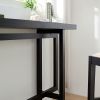 Bar Table,Bar Chair, Extra Long Entryway Table for Entryway, Hallway, Living Room, Foyer, Corridor, Rectangular Wood High Top Kitchen Dining Table