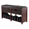 Colin Cushion Bench with Baskets