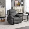 21"seat width,large size Electric Power Lift Recliner Chair Sofa for Elderly, 8 point vibration Massage and lumber heat, Remote Control