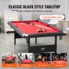 VEVOR Billiards Table, 7 ft Pool Table, Portable Foldable Space-Saving Table, Billiard Table Set Includes Balls, Cues, Chalks and Brush