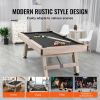 VEVOR Billiards Table, 7 ft Pool Table, Adjust Legs Stable Billiards Table, Pool Table Set Includes Balls, Cues, Chalks and Brush