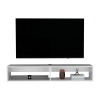 Floating Tv Stand Moore, Living Room, White