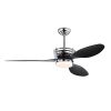 52'' ABS Blades Ceiling Fan with Lights and DC Remote, DC Motor Modern Ceiling Fan with 3 ABS Fan Blades & 2 Down Rods