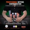 VEVOR Poker Chip Set, 200-Piece Poker Set, Complete Poker Playing Game Set with Aluminum Carrying Case, 11.5 Gram Casino Chips, Cards