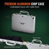 VEVOR Poker Chip Set, 200-Piece Poker Set, Complete Poker Playing Game Set with Aluminum Carrying Case, 11.5 Gram Casino Chips, Cards