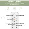 52" Ceiling Fan with Remote Control No Lights,Modern Reversible DC Motor Indoor 3 Blades Ceiling Fans for Patio Bedroom Living Room--Matte White