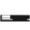 On-Trend TV Stand with Two Media Storage Cabinets Modern High Gloss Entertainment Center for 75 Inch TV