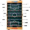 54-Inch Hurricane Foosball Table for Family Game Rooms with Light Cherry Finish, Analog Scoring and Free Accessories brown