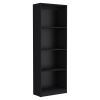 Lainor 3 Piece Home Bookcase set, 74" Wide with 13 Shelves , Living Room Set Set Black