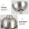 72 in. Indoor Brushed Nickel Smart Ceiling Fan with LED Light and Remote by Tuya APP, Works with Alexa/Google