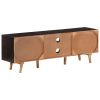 TV Stand 55.1"x11.8"x18.1" Rough Mango Wood and Solid Wood Acacia