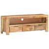 TV Stand 43.3"x11.8"x15.7" Rough Mango Wood