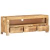 TV Stand 43.3"x11.8"x15.7" Rough Mango Wood