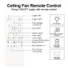 52 inch indoor 5 plywood black ceiling fan with light