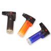 1 PC Gas Torch Cigar Lighter Butane Refillable Single Jet Cigarette Smoking Lighters Plastic Gun Style Fire Starter Ship Rondom