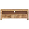 TV Stand 43.3"x11.8"x15.7" Rough Mango Wood