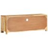 TV Stand 43.3"x11.8"x15.7" Rough Mango Wood