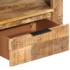 TV Stand 43.3"x11.8"x15.7" Rough Mango Wood