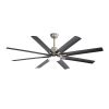 66 Inch Low Profile Ceiling Fan with Dimmable Lights and Smart Remote Control 6 Speed Reversible Noiseless DC Motor for Indoor