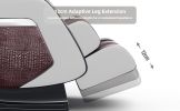 Open Massage Chair,Full Body Zero Gravity Recliner with Bluetooth, Hip Heating, Foot Massage and Air Massage System for Home Office