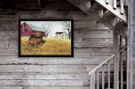 "Granddad's Old Truck" by Billy Jacobs, Ready to Hang Framed Print, Black Frame
