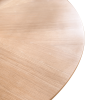Modern Minimalist Dining Table, Natural, 47.6"x47.6"x30.7",Round
