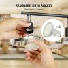 VEVOR 4-Light LED Track Lighting Kit, Ceiling Spot Light with Rotatable Light Arms and Heads, 24.8" Track Lighting Fixture