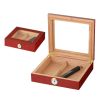GALINER Cigar Humidor Portable Puro Cedar Wood Case With Hygrometer Luxury Humidifier Travel Humidor Cigar Box