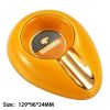 GALINER Ceramic Cigar Ashtray Single Cigar Holder Gadgets Round Ash Slot 4 Colors Yellow Tobacco Portable Ashtray Luxury