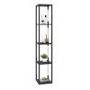 64 Inch Floor Lamp with 3-Level Dimmable LED Bulbs and Rotatable LED Poles