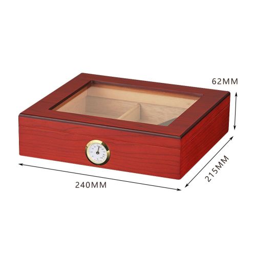 GALINER Cigar Portable Humidors Puro Cedar Wood Case Smoking Accessories Humidifier Cigar Hygrometer For Charuto Box Travel