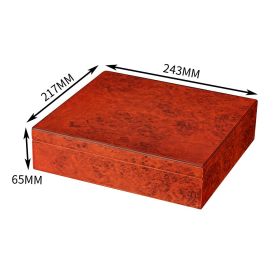 GALINER Cigar Portable Humidors Puro Cedar Wood Case Smoking Accessories Humidifier Cigar Hygrometer For Charuto Box Travel (Color: HC-07R)