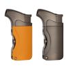 Portable Two In One Cigar Lighter with Drill Practical Cigar Accessories Set Tobacco Torch Lighter Sharp Cutter with Gift Box