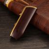 Metal Butane Gas Refillable Cigar Torch Lighter Practical Tobacco Lighter Household Travel Smoking Accessory with Gift Box