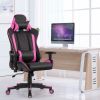 Massage Gaming Chair with Lumbar Support and Headrest
