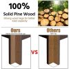 Wooden TV Stand Console Cabinet for 50 Inches TV