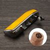 Luxury Red Cloud Snake Mouth Shape Metal Windproof 3 Torch Jet Flame Cigarette Cigar Lighter with Cigar Punch Pocket Lighter