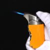 Cigar Lighter Cutter Set Metal 1 Torch Butane Gas Lighters With Punch Drill Hole Cigar Cutter Scissors Tabacco Cutting