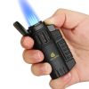 GALINER Lighter Cigar Punch Accessories Tobacco Jet Torch Lighter Gas Windproof Smoking Tool Cigarette Cigar Lighter Gadgets
