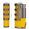 Pocket Lighter Lighting Cigar Tool Metal 3 Torch Gas Refillable Lighters Smoking Accessories Butane Jet Fire Starter