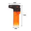 Outdoor BBQ Lighter Cigar Torch Lighter Jet Spray Gun Cigarette Lighters Windproof Plastic Butane Gas Lighter For Kitchen