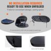VEVOR 10 Player Foldable Poker Table, Blackjack Texas Holdem Poker Table with Padded Rails and Stainless Steel Cup Holders