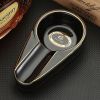 GALINER Ceramic Cigar Ashtray Portable Guillotine Sharp Cigar Cutter Butane Torch Lighters With Cigar Drill Needle