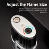Luxury Cigar Lighter Refillable Butane Gas 3 Torch Jet Flame Windproof Smoking Lighter W/ Cutter Punch