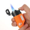 Galiner Butane Lighter Windproof Jet Torch Cigar Lighter Gas Refillable Lighters Pocket Somking Tool W/ Cigar Punch