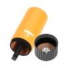 GALINER Leather Cigar Tube Jar Cedar Wood Lined Travel Humidor Cigar Case With Hygrometer Humidifier Gift Box Packing