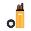 GALINER Leather Cigar Case Travel Portable Cigar Humidor Cedar Wood Fit 5 Cigars With Humidifier Hygrometer Smoking Accessories